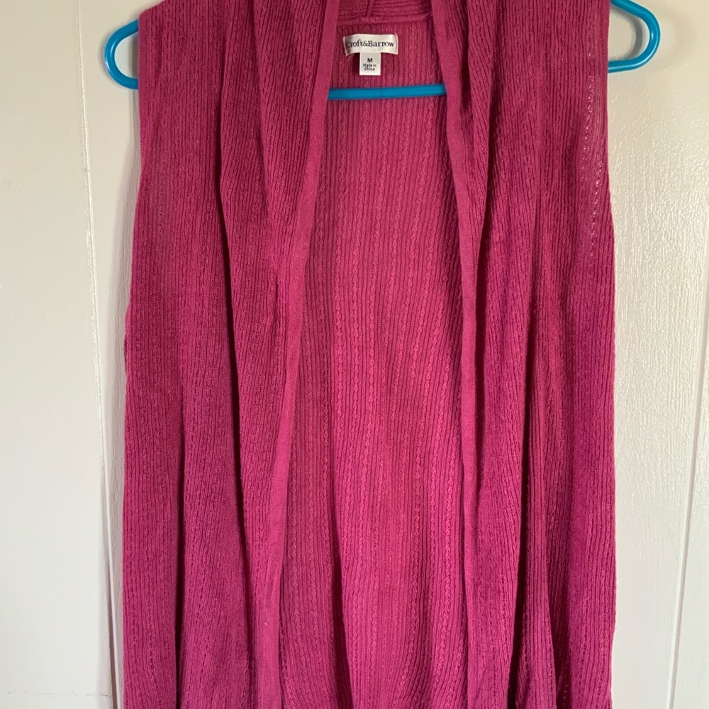 Pink Sweater Vest